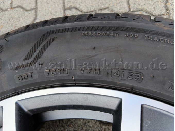 4 VW "Braga" Felgen original inkl. Sommerreifen, Größe 285/45 R20 108W – foto 10 – kavel bij Zoll-Auktion, Ratingen