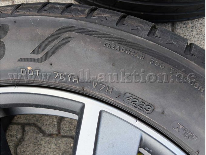 4 VW "Braga" Felgen original inkl. Sommerreifen, Größe 285/45 R20 108W – foto 15 – kavel bij Zoll-Auktion, Ratingen