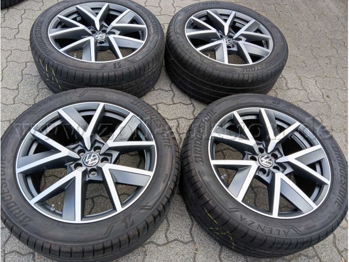 4 VW "Braga" Felgen original inkl. Sommerreifen, Größe 285/45 R20 108W – foto 12 – kavel bij Zoll-Auktion, Ratingen