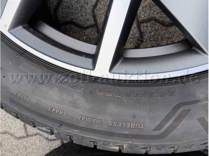 4 VW "Braga" Felgen original inkl. Sommerreifen, Größe 285/45 R20 108W – foto 4 – kavel bij Zoll-Auktion, Ratingen