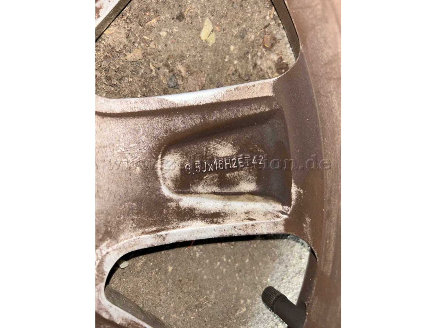 Felgendaten Innenansicht