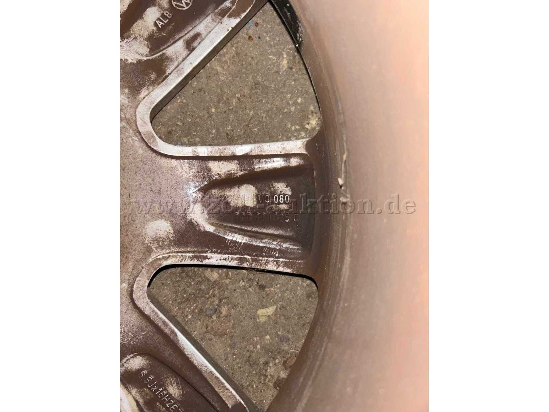 Felgendaten Innenansicht