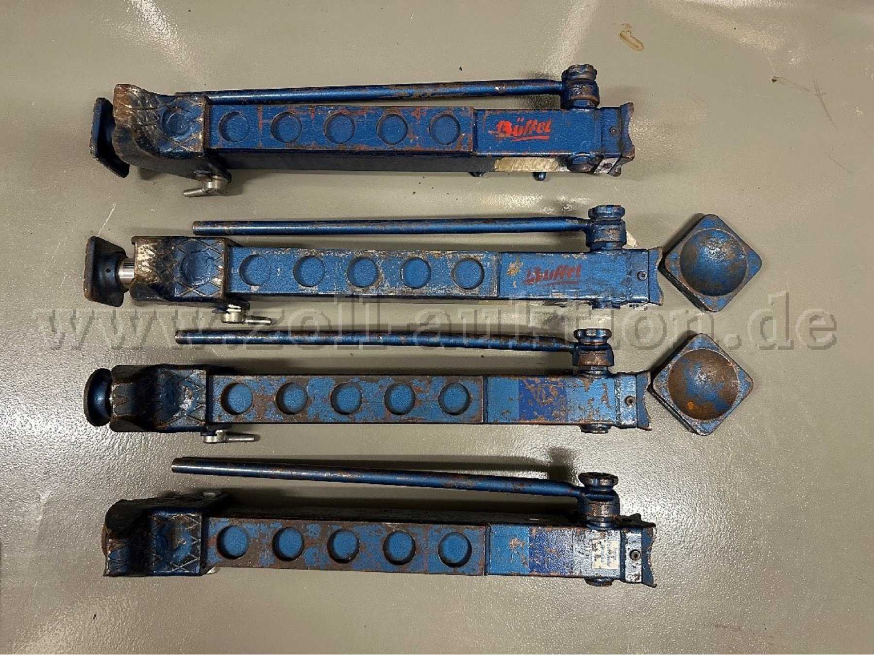 Hydraulik Winden inkl. Fußlagerplatte und Hebeklaue