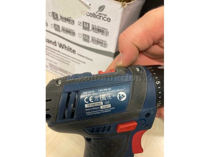 Akku Bohrschrauber GSR 12V-15 Typenschild