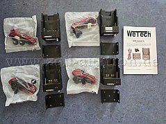 Gesamtansicht der Wetech Motorola ETC620 Ladehalterungen