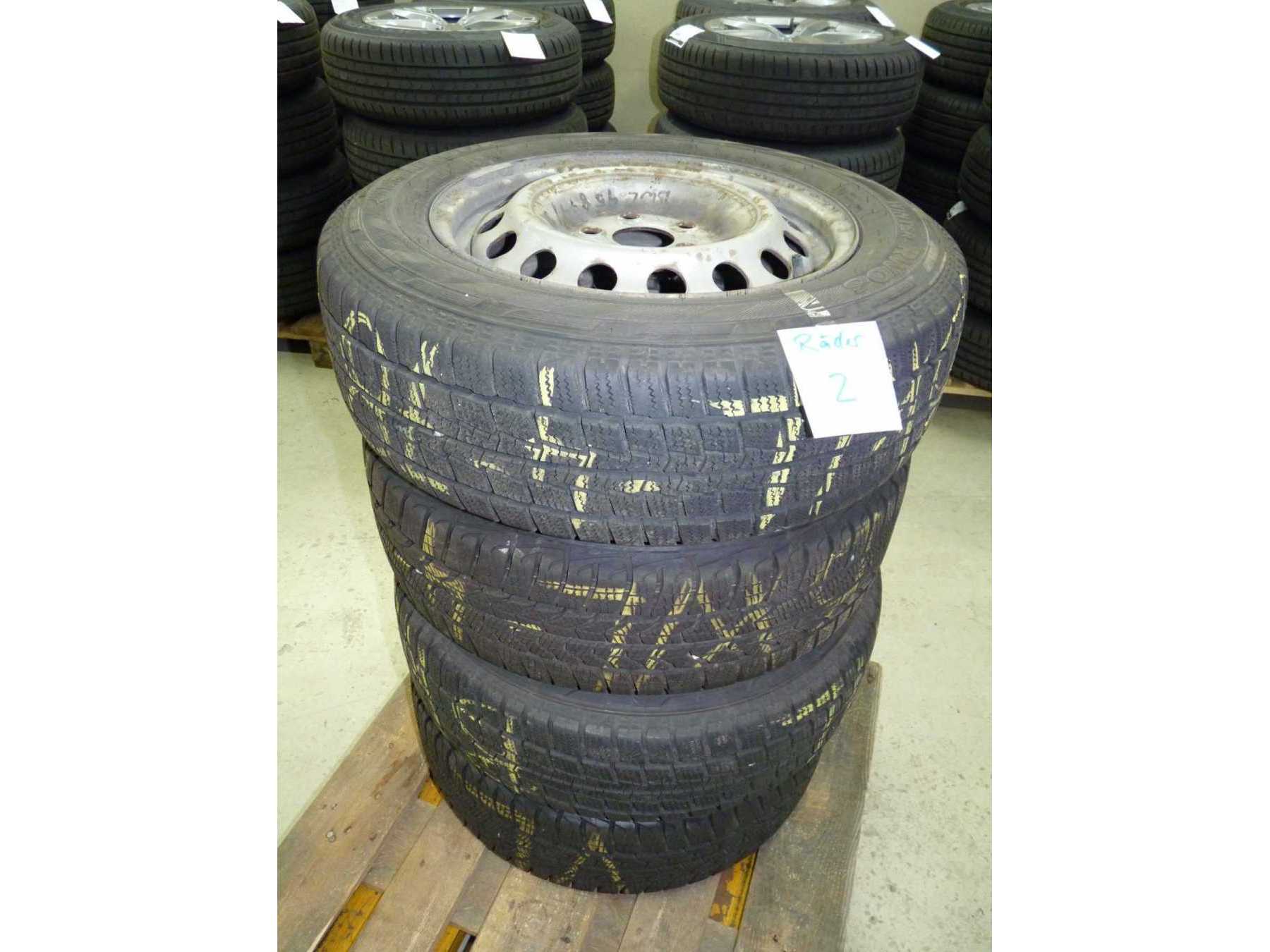 Alle Räder zusammen gestapelt