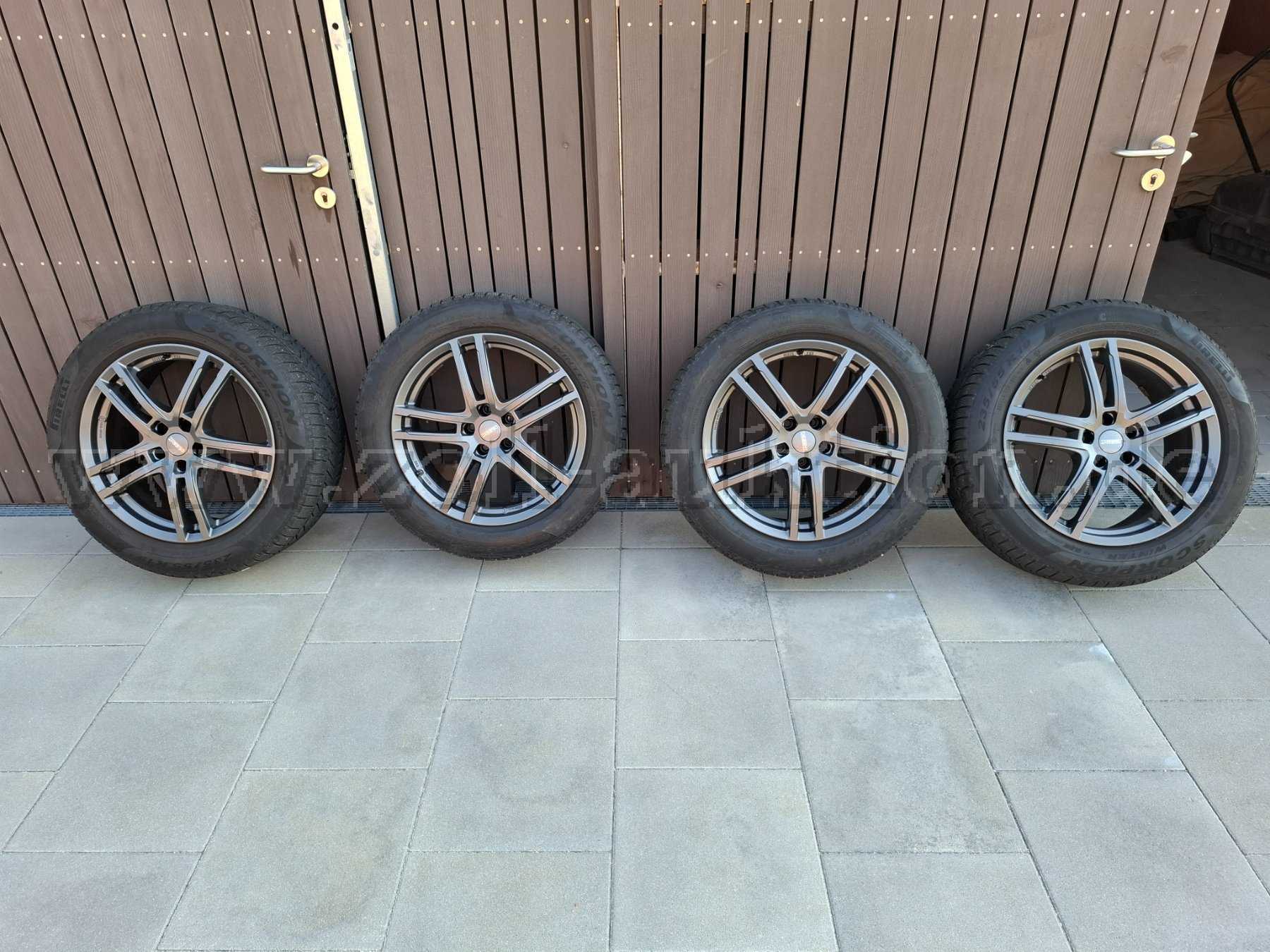 4 Pirelli winter tyres on Dezent alloy wheels