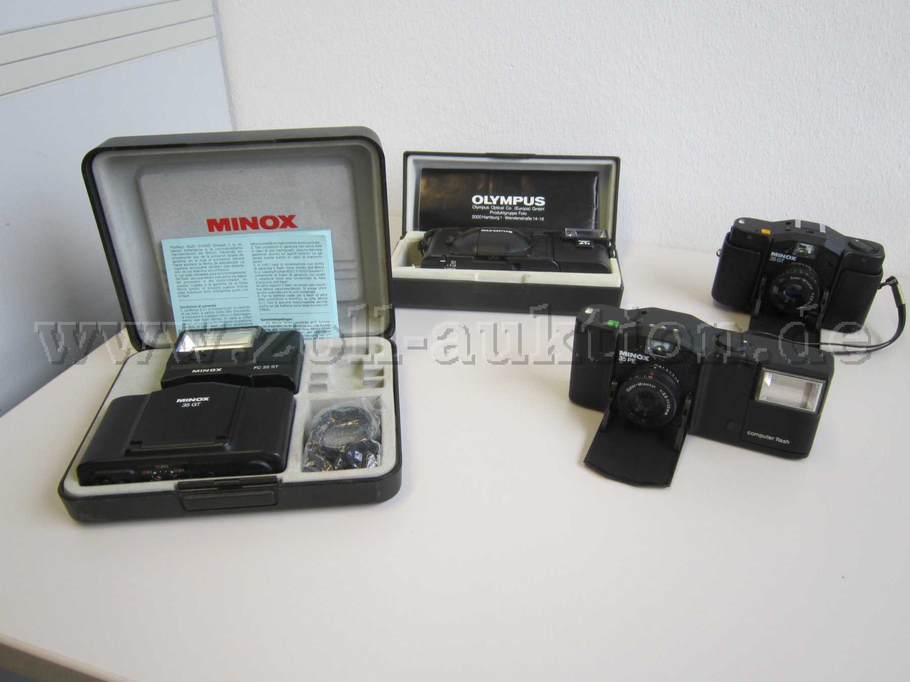 Sammlung 4 Sucherkameras