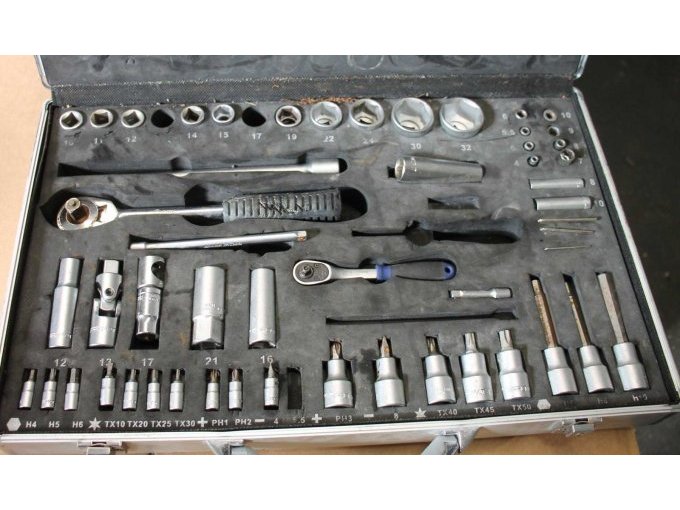 1 Steckschlüsselkoffer "Promat"