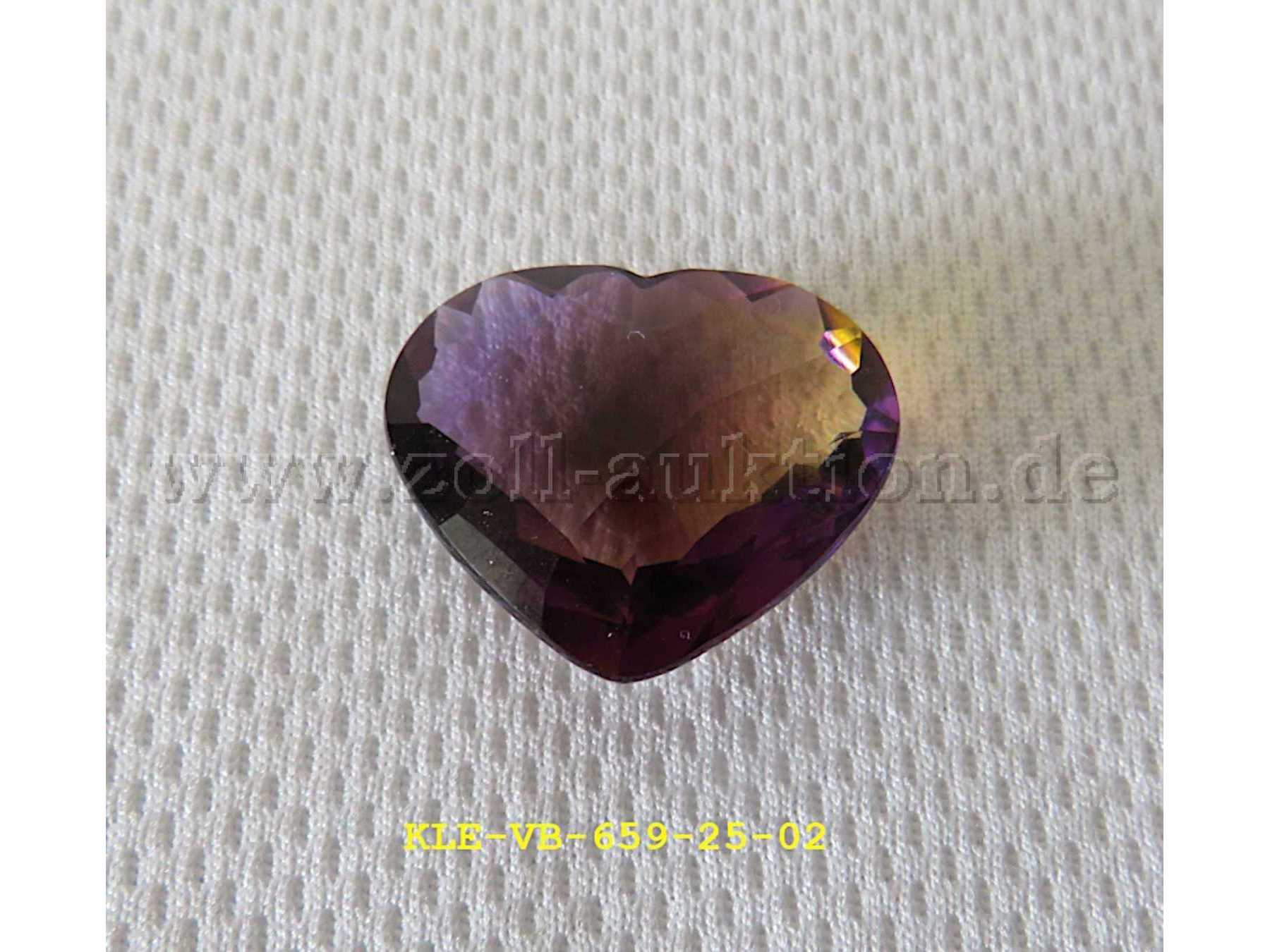 synthetischer Edelstein Nr. 4 lila/violett