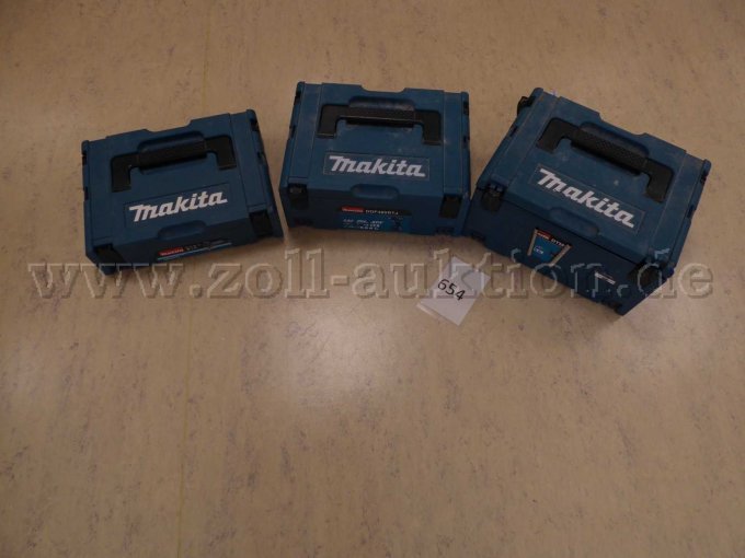Makita Geräte in Kisten