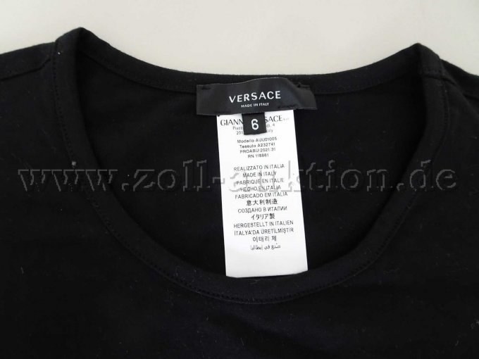 Detailansicht Herstelleretikett Shirt