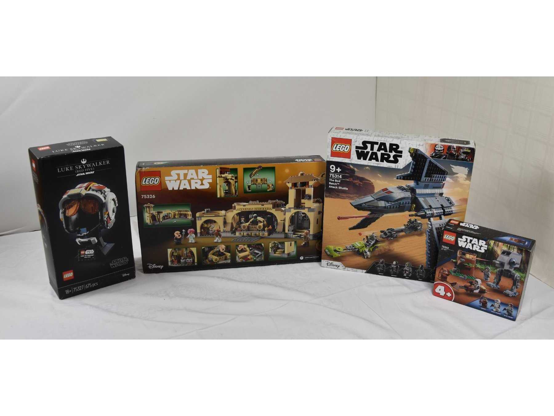 4 verschiedene „LEGO“ Sets Star Wars