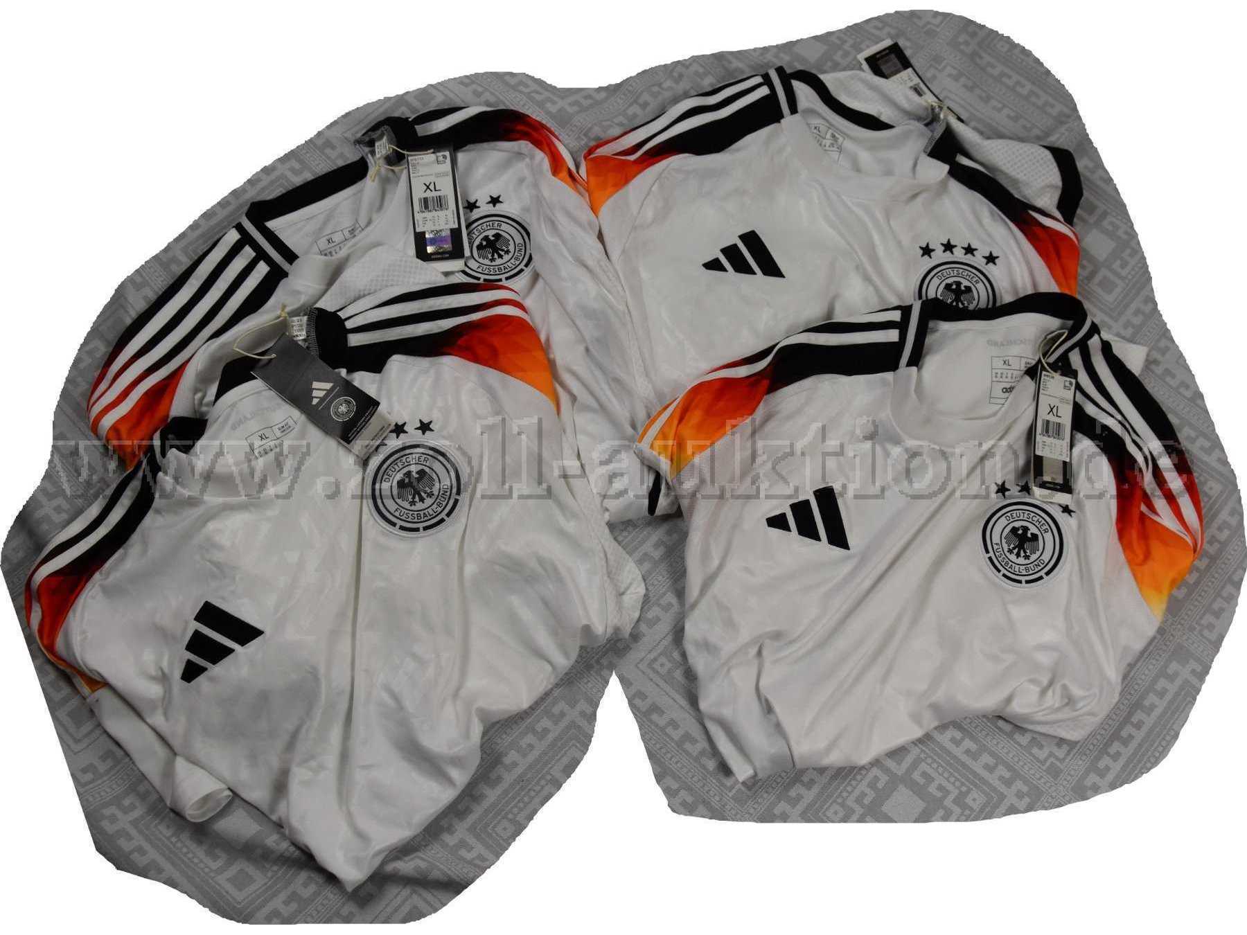 4 weiße Deutschland – Trikot „Adidas“ IP8139, Gr. XL