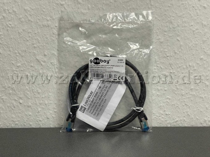 Einzelnes Kabel im Beutel.