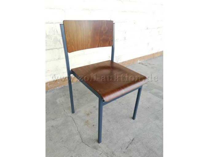 Holzstuhl, mit Stahlgestell Holzstuhl, mit Stahlgestell