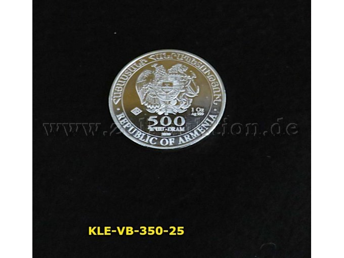 999/- Silber, 1 Oz, 500 Dram (Musterfoto)