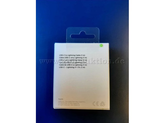 Verpackung Kabel Rückseite