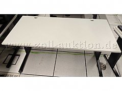 Kurbeltisch REISS - B160xT80, lichtgrau