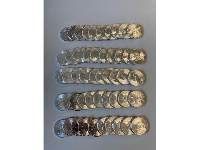 50 Silbermünzen