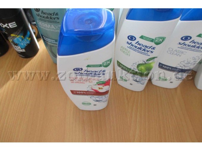 Beschreibung zu wahrscheinlich bereits geöffnete Flasche head&shoulders Shampoo