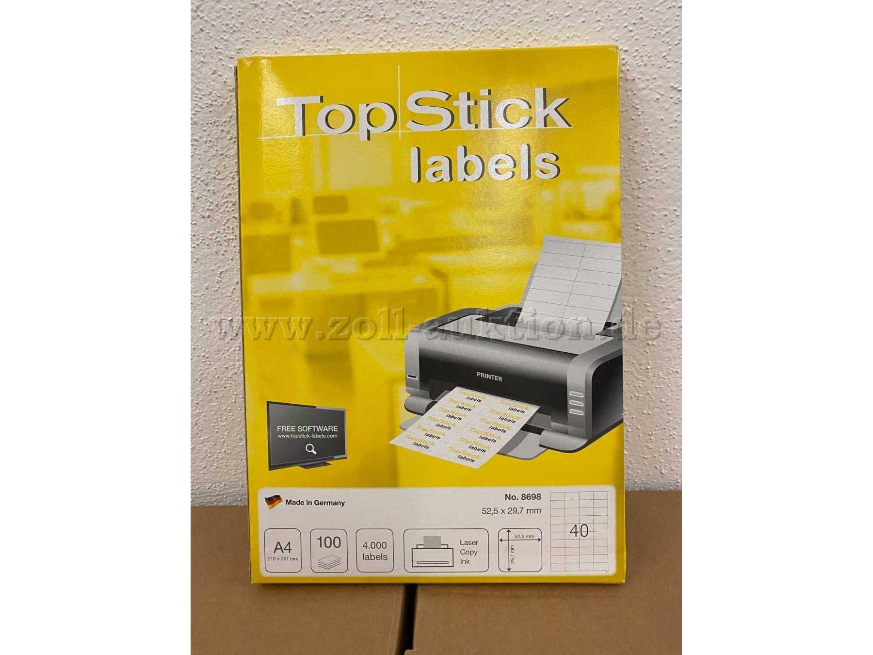 Eine Packung Etiketten
