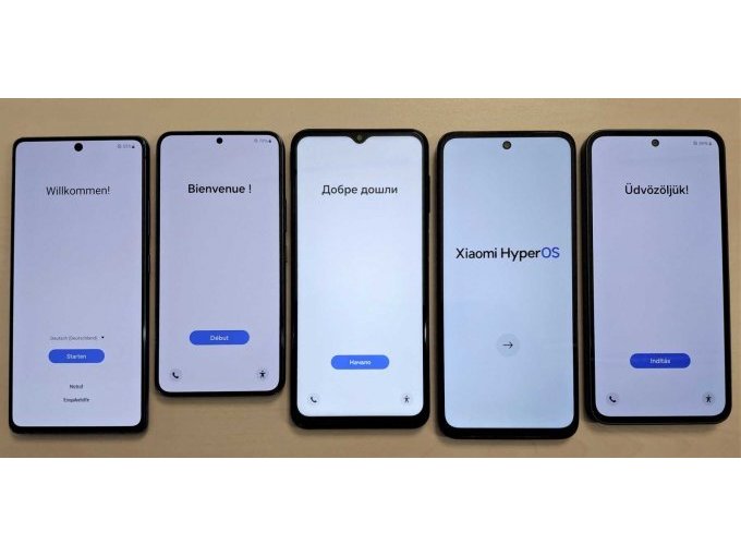 Gesamtfoto, Display und Funktionstest