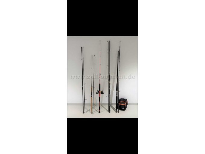 Gesamtübersicht Angeln mit Tasche