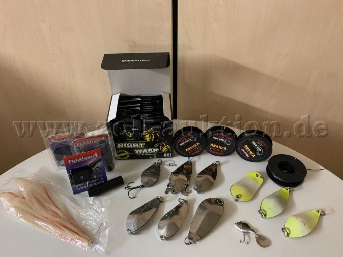 Angelzubehör Teil 2, Night Wasp, Fish Alarm, Köder, Angelschnurrrollen