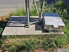 Fundament mit Akkubox