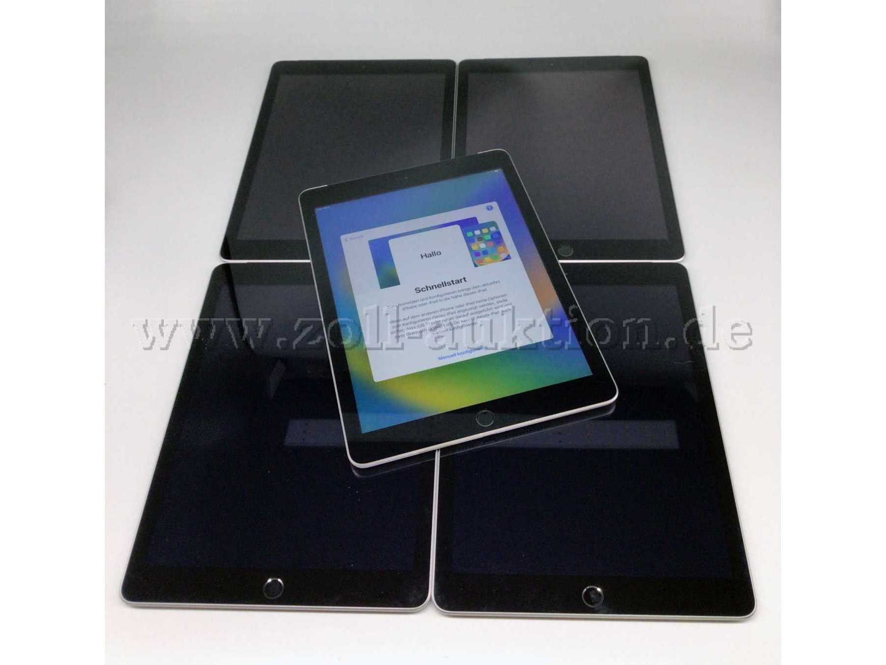 Vorderansicht 5er Bundle Apple iPad 5. Generation A1823