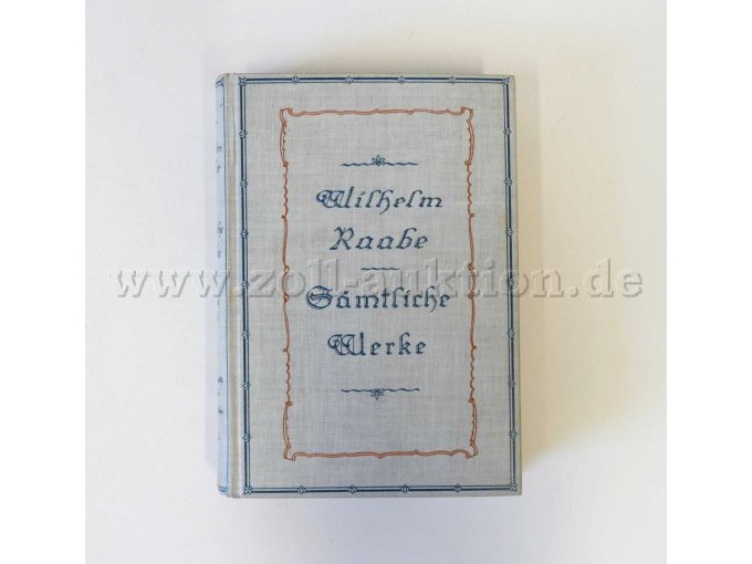 5 Bände - Wilhelm Raabe Sämtliche Werke Erste Serie (Band 2-6) – foto 5 – kavel bij Zoll-Auktion, Dresden