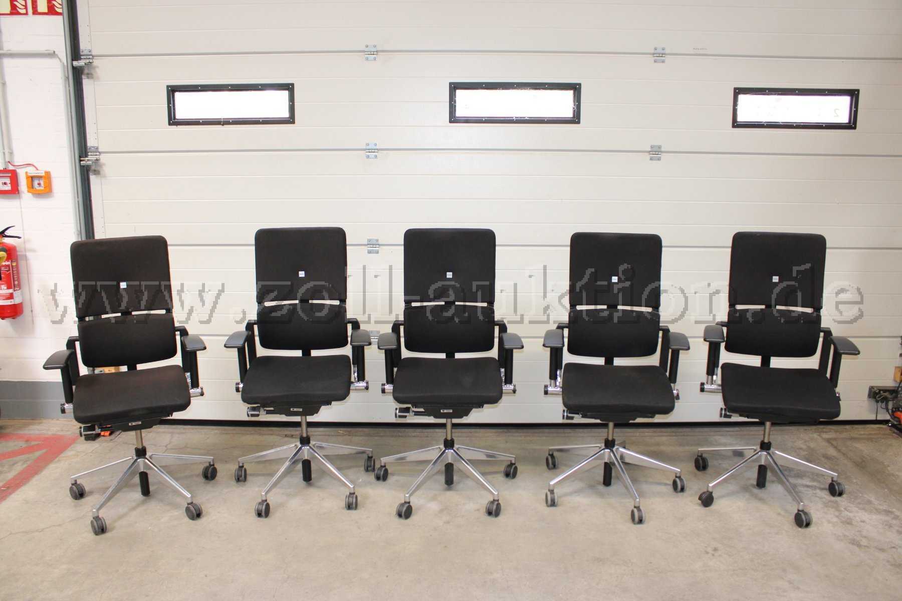 5 scaune rotative de birou Steelcase, model Please, folosite