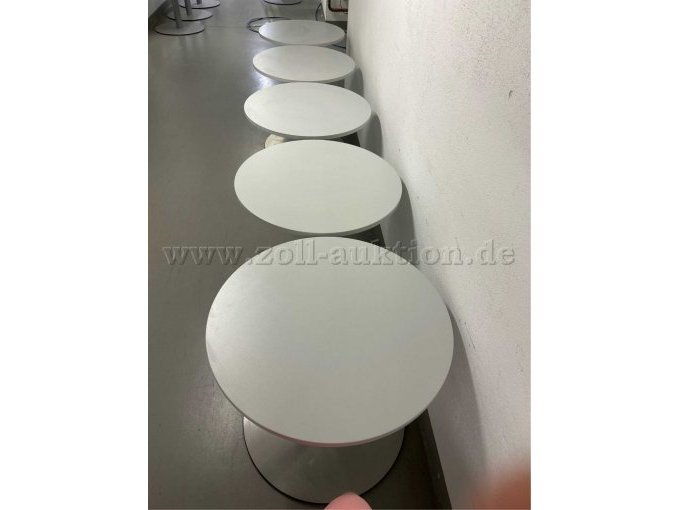 Gesamtansicht Draufsicht Tischplatten 5 Tische - Auktiosumfang
