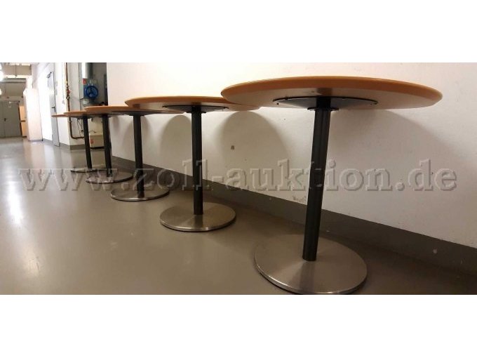 Seitliche Gesamtansicht Tische