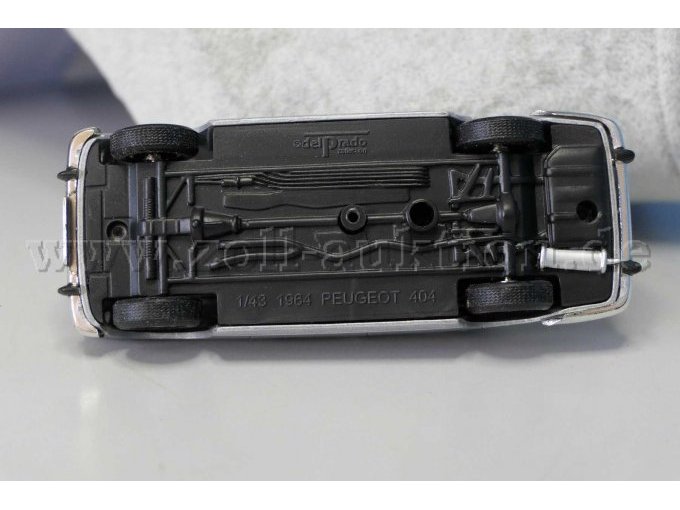 1964 Peugeot
404 Ansicht von unten