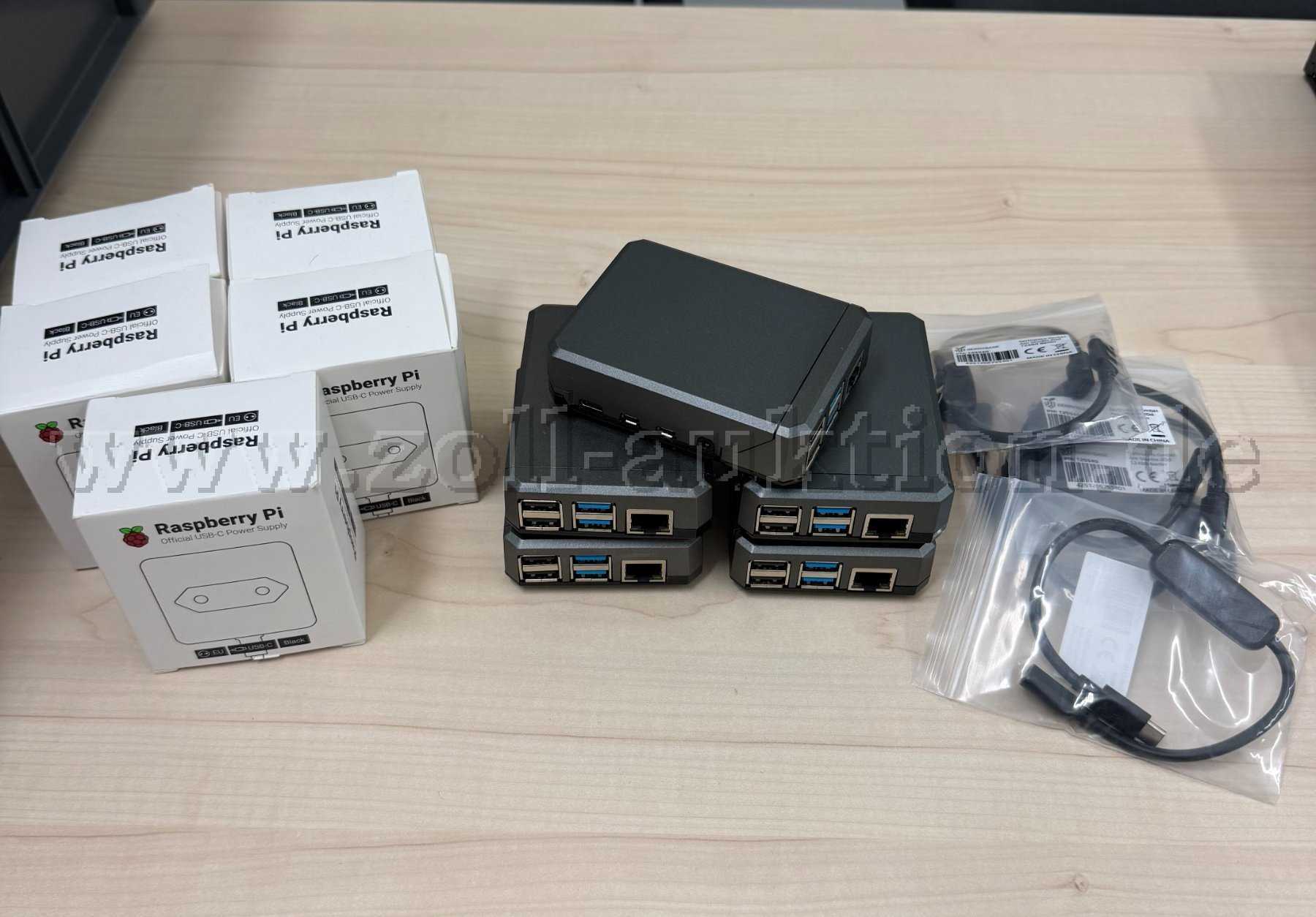 Cpu In Raspberry Pi Zoll-Auktion - 5 Einplatinencomputer (Mini-PC) - Raspberry Pi 4 Model B ...