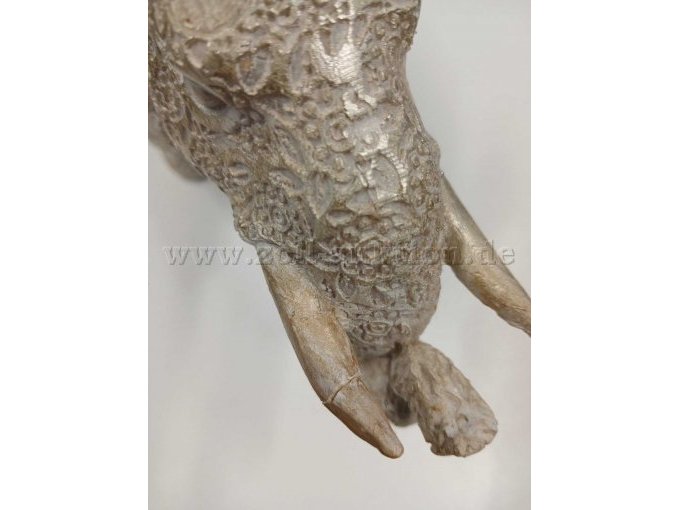 Reparierter Stoßzahn