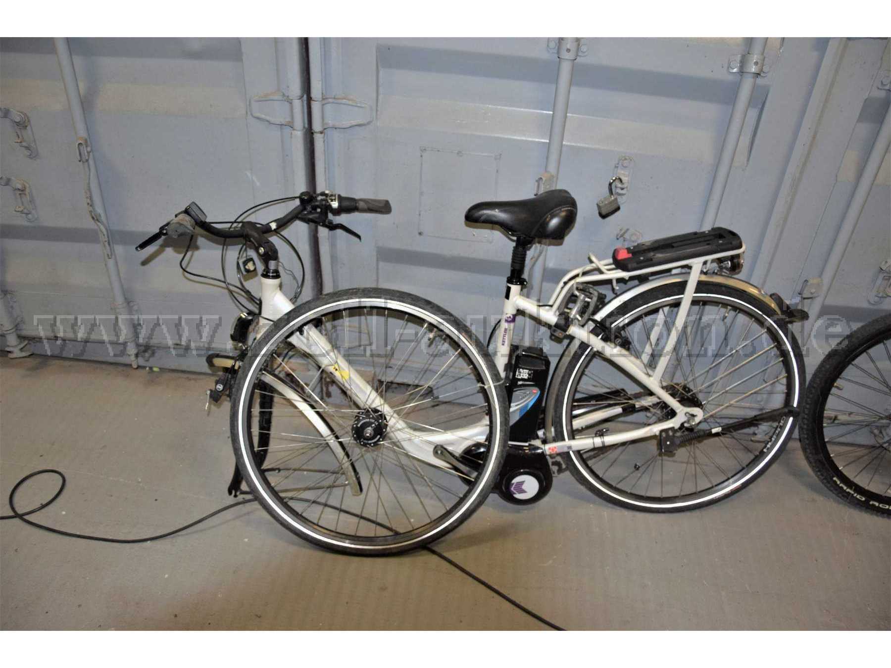 E-Bike Kettler, Vorderrad demontiert