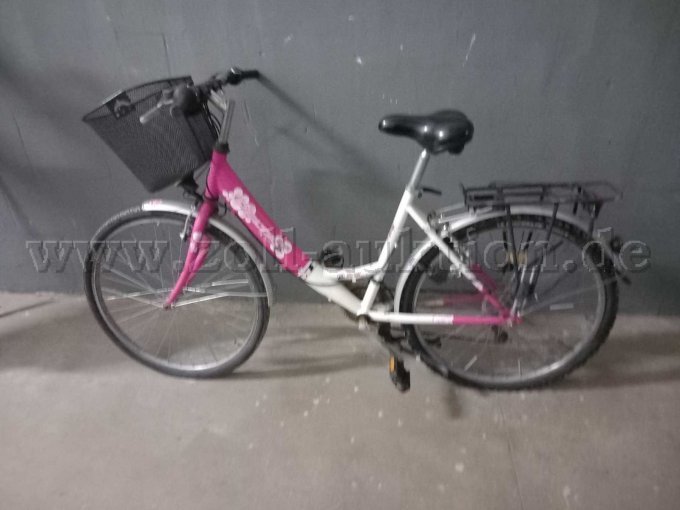 Kinderrad pink/weiß