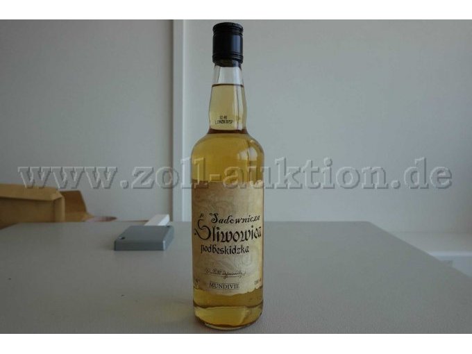 5 Fl. (1x Bialy Bocian Cytryna 285,1x Zubrowka,1x Sliwowica,1x Miodowka,1xEtiuada) – foto 7 – kavel bij Zoll-Auktion, Kiel