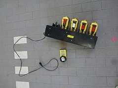 Ladestation mit 5 Handlampen