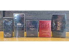 Parfümpaket, fünf Stück, Armani, Dolce&Gabana, Chanel, Versace & Boss