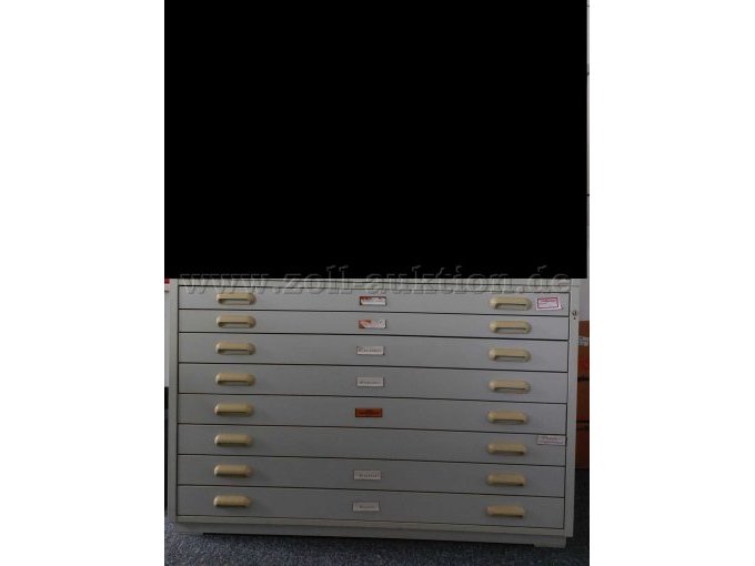 Kartenschrank mit 8 Schubladen