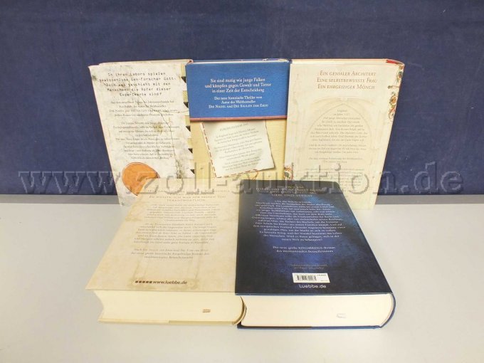 Rückseite der Bücher