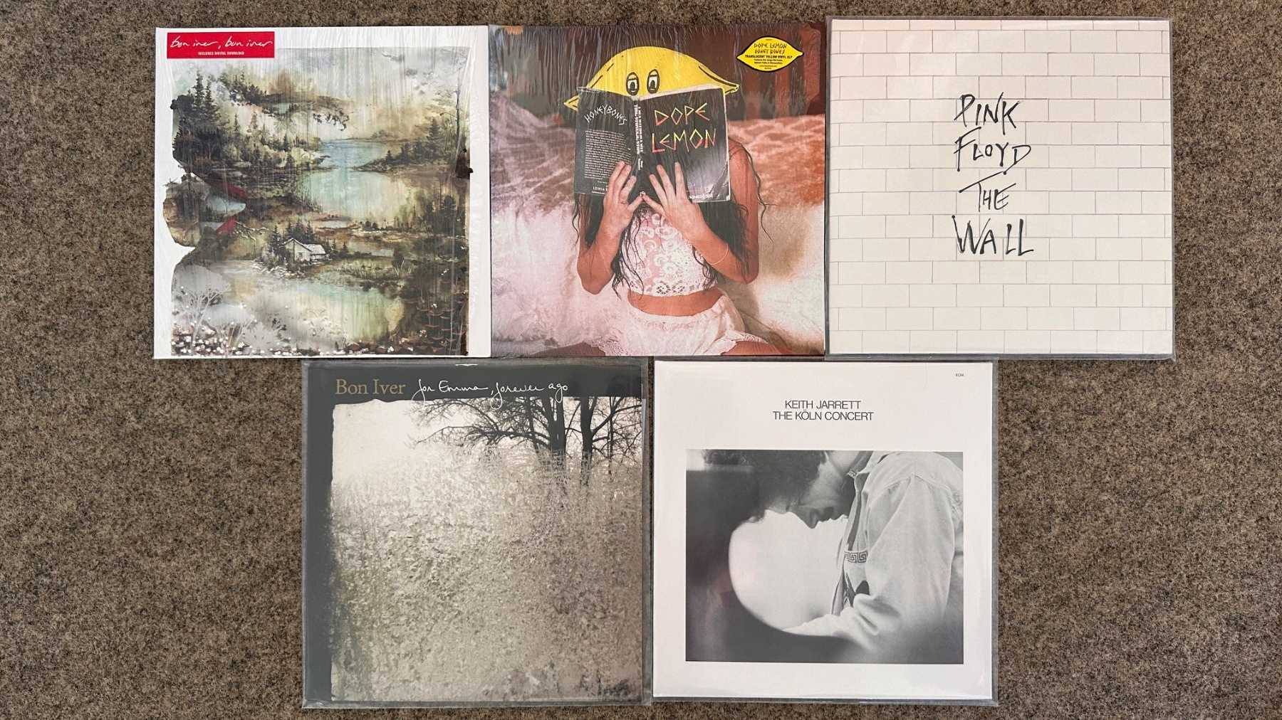 5 disques vinyles - indie-folk, rock, jazz (dont pressages limités)