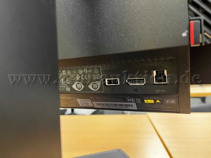 Bild 3 - Monitor Anschlüsse hinten