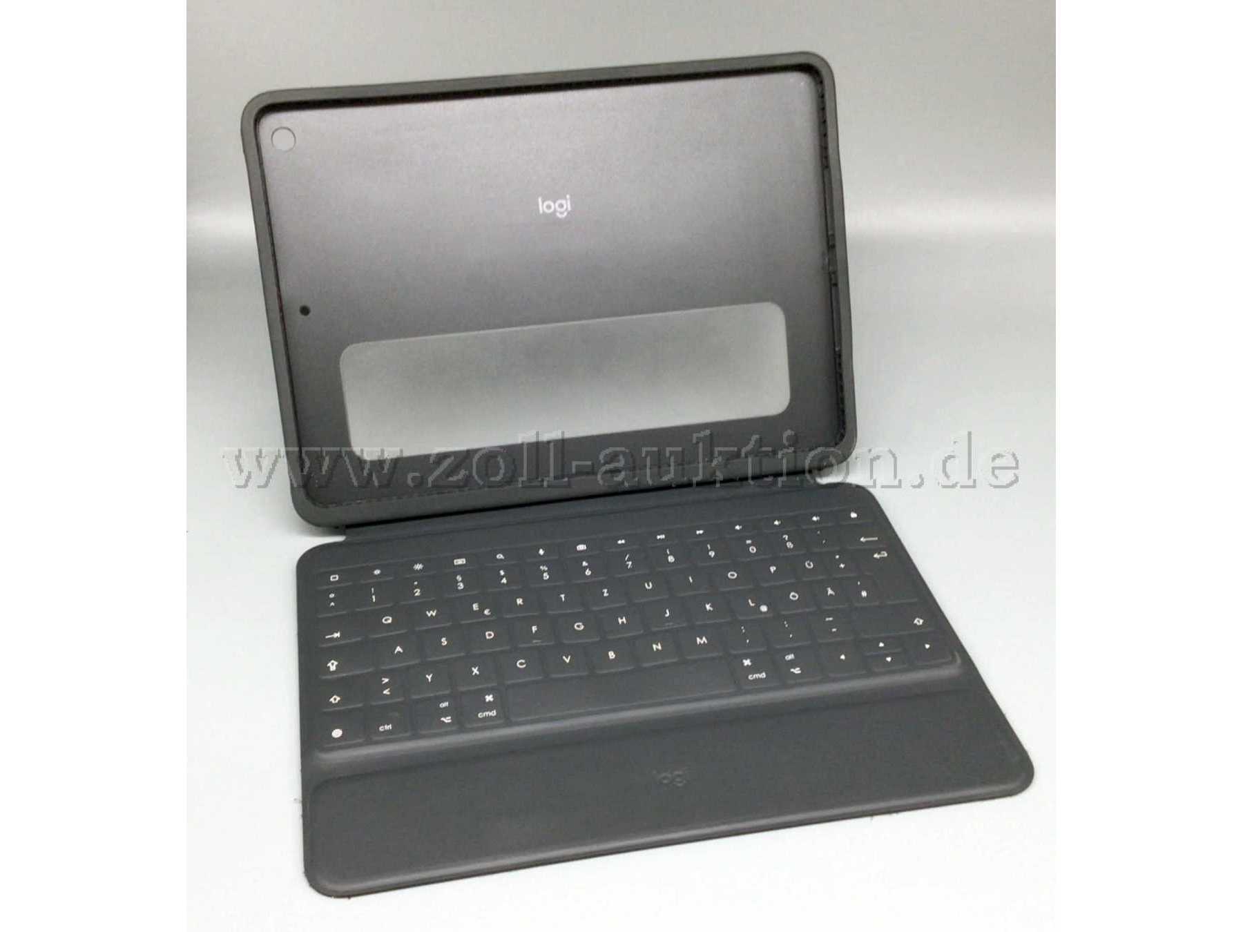 Logitech Rugged Folio Tastaturhüllen geöffnet