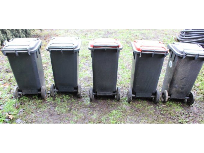 Ansicht Mülltonnen hinten