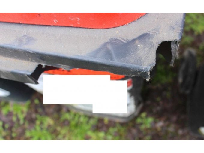 Ansicht Beschädigung